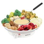 Brentwood Electric Fondue Pot Set with Tray & Forks