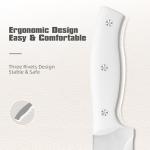 KATISUN 15-Piece White Kitchen Knife Set