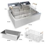 22.6L Stainless Steel Electric Deep Fryer
