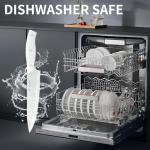 KATISUN 15-Piece White Kitchen Knife Set