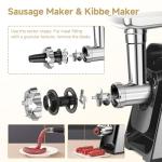 Powerful Electric Meat Grinder with Stainless Steel Blades