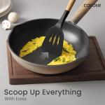 Carote 10-Piece Silicone Utensil Set with Wooden Handles