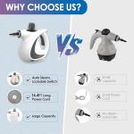 Handheld Steam Cleaner with 14 Accessories for Home