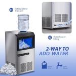 120lbs/24H Stainless Steel Ice Maker Machine