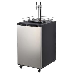 Dual Tap Draft Kegerator with CO2 Tank