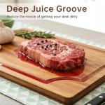 Aiwosana Bamboo Cutting Boards Set - 3 Pack