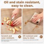 Wood Grain Silicone Heat Resistant Kitchen Mat