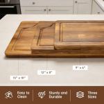 Aiwosana Bamboo Cutting Boards Set - 3 Pack