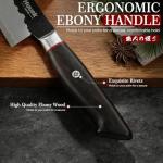 Huusk 8-Inch Santoku Chef Knife with Gift Box