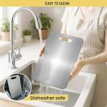 Titanium Stainless Steel Cutting Board Set of 2