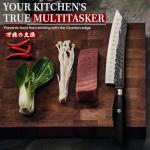 Huusk 8-Inch Santoku Chef Knife with Gift Box