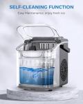 Portable Self-Cleaning Countertop Ice Maker Machine