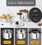 Koch Systeme 6.3QT Stainless Steel Pressure Cooker