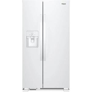 Whirlpool 21 cu.ft. White Side-by-Side Fridge