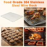 Nonstick Baking Sheet and Cooling Rack Set