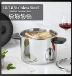 Koch Systeme 6.3QT Stainless Steel Pressure Cooker