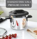 Koch Systeme 6.3QT Stainless Steel Pressure Cooker