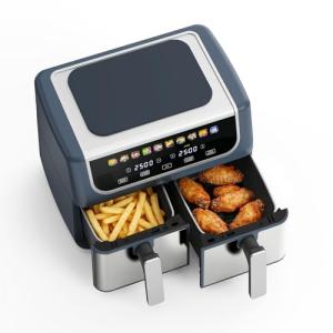 KMFurnila Dual Basket 9.5QT Air Fryer