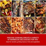 Techwood 15-Serving Electric BBQ Grill, Portable Design