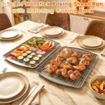 Nonstick Baking Sheet and Cooling Rack Set