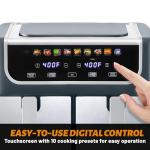 KMFurnila Dual Basket 9.5QT Air Fryer