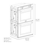 ZLINE 30" Professional True Convection Double Wall Oven