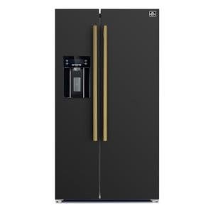 Forno Salerno 36" Black Stainless Steel Fridge