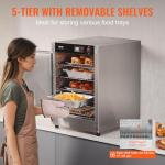 VEVOR 5-Tier Food Warmer with Adjustable Shelves