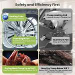 8-Tray Food Dehydrator with Digital Timer