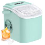 Silonn Countertop Ice Maker - Quick, Self-Cleaning, Green