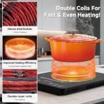 AMZCHEF Portable Induction Cooktop with Timer