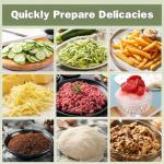 12-Cup Food Processor with Digital Timer and Chopper