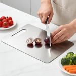 Stainless Steel Cutting Board Set - 3 Pieces