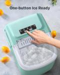 Silonn Countertop Ice Maker - Quick, Self-Cleaning, Green