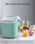 Silonn Countertop Ice Maker - Quick, Self-Cleaning, Green