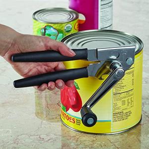 Heavy-Duty Ergonomic Can Opener with Crank Handle