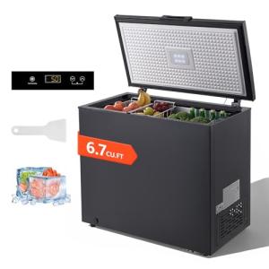 VEVOR 6.7 Cu.ft Chest Freezer with Baskets