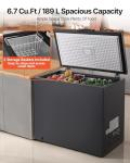 VEVOR 6.7 Cu.ft Chest Freezer with Baskets