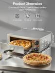 12-Inch Electric Pizza Oven with Timer