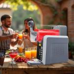 Home Slush Machine with LED Display for Parties