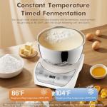 Mini Electric Pasta Maker with 5.5L Mixer Bowl