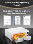 12-Inch Electric Pizza Oven with Timer