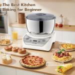 Mini Electric Pasta Maker with 5.5L Mixer Bowl