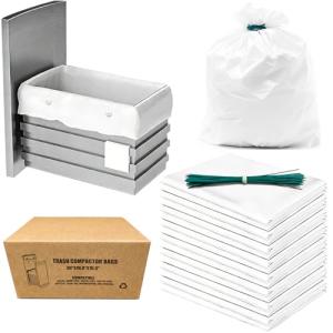Durable Leak-Proof Trash Compactor Bags - 30 Pack