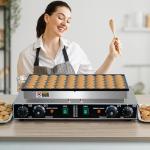 50PCS Mini Pancake Maker Machine, Nonstick & Stainless Steel