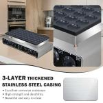 50PCS Mini Pancake Maker Machine, Nonstick & Stainless Steel