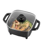 AORAN Nonstick Electric Frying Pan with Lid
