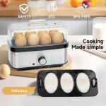 Electric Egg Cooker – Cooks 8 Eggs Easily