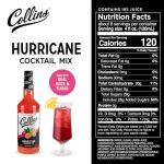 Collins Hurricane Cocktail Mixer with Passion Fruit