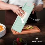 Vollum Japanese Mandoline Slicer with Steel Blades